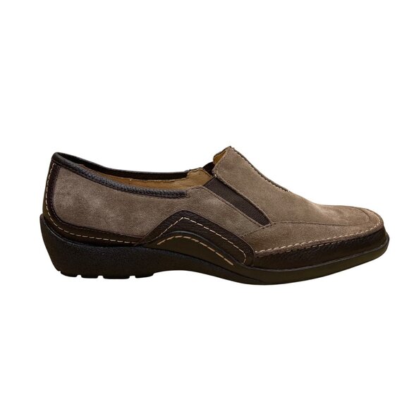 Naturalizer Women’s Brown Suede Leather Cushioned Insole Slip-On Loafers Size 8M - Picture 1 of 8